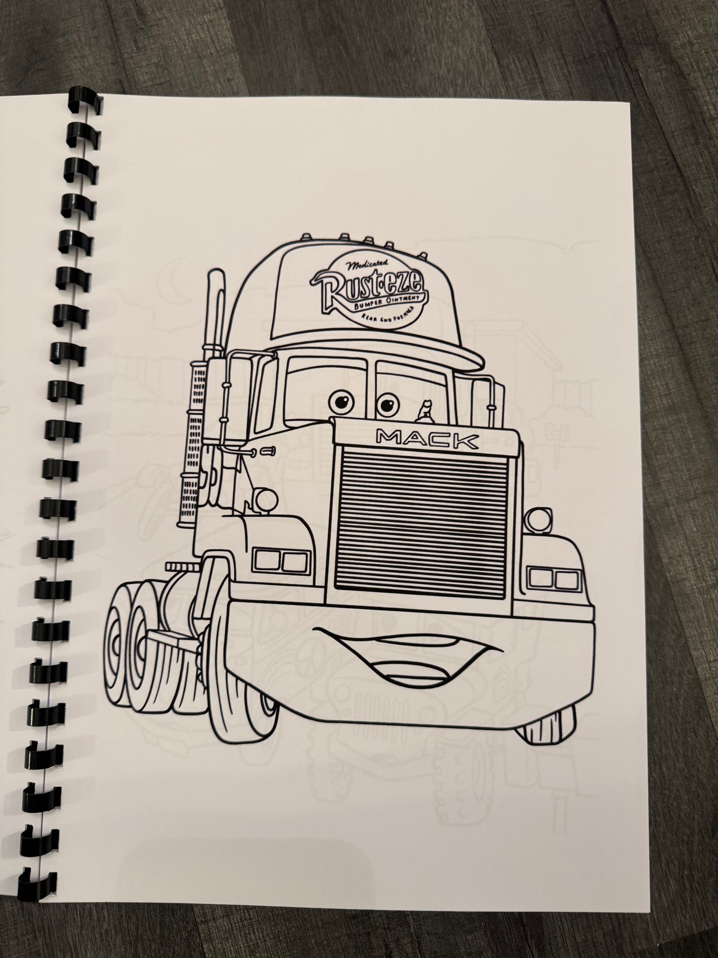 Lightening McQueen Colouring Book