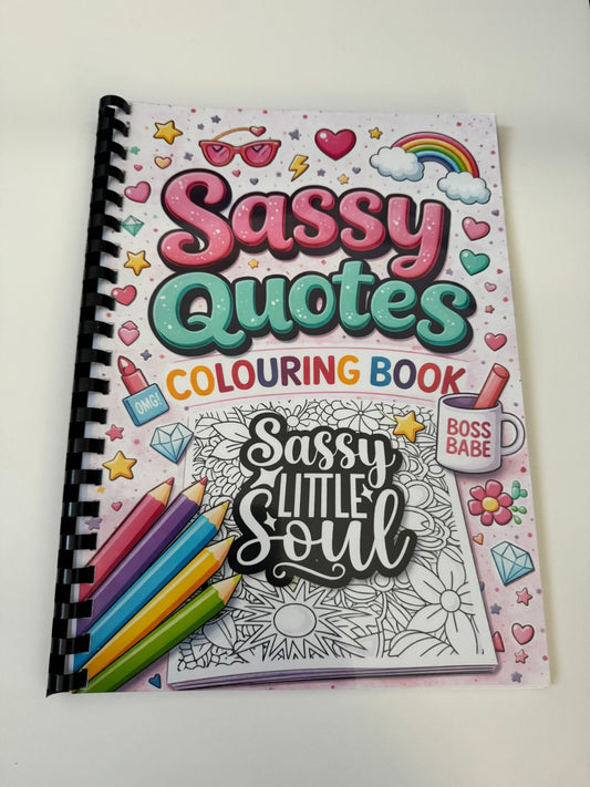 Sassy Quotes Colouring Book