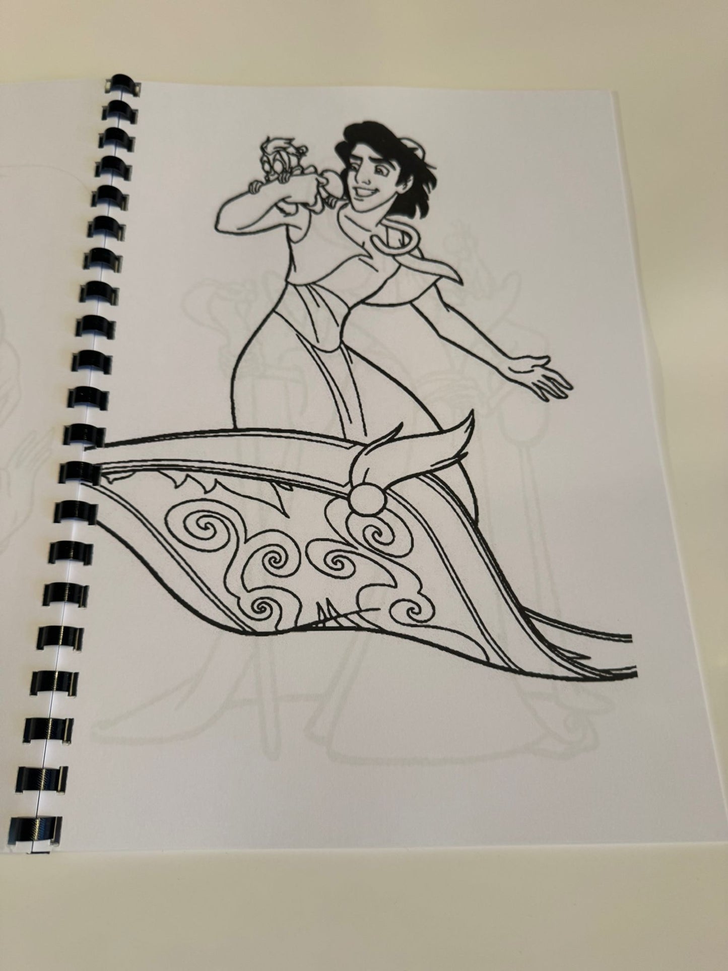 Aladdin Colouring Book