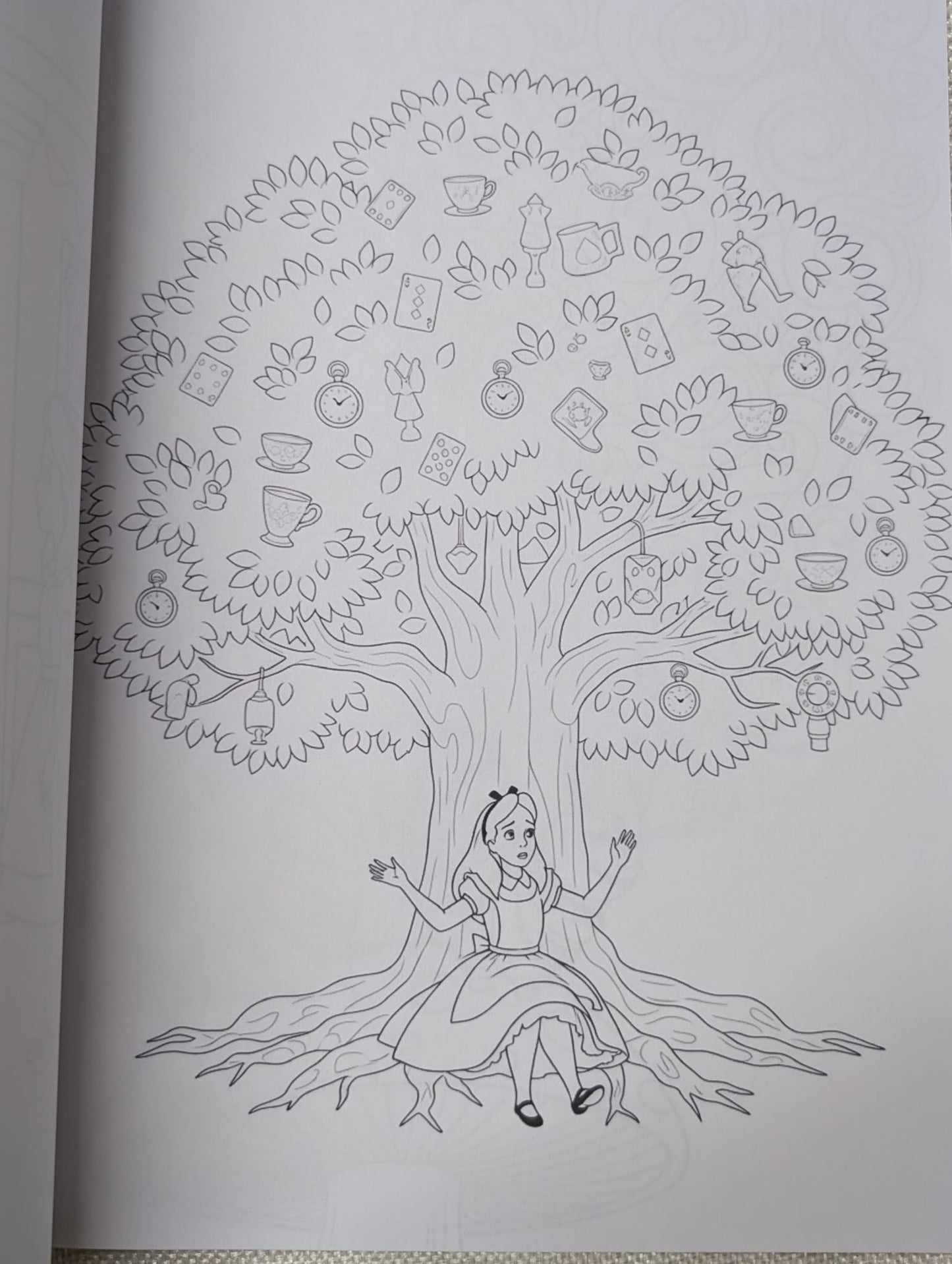 Alice in Wonderland Colouring Book