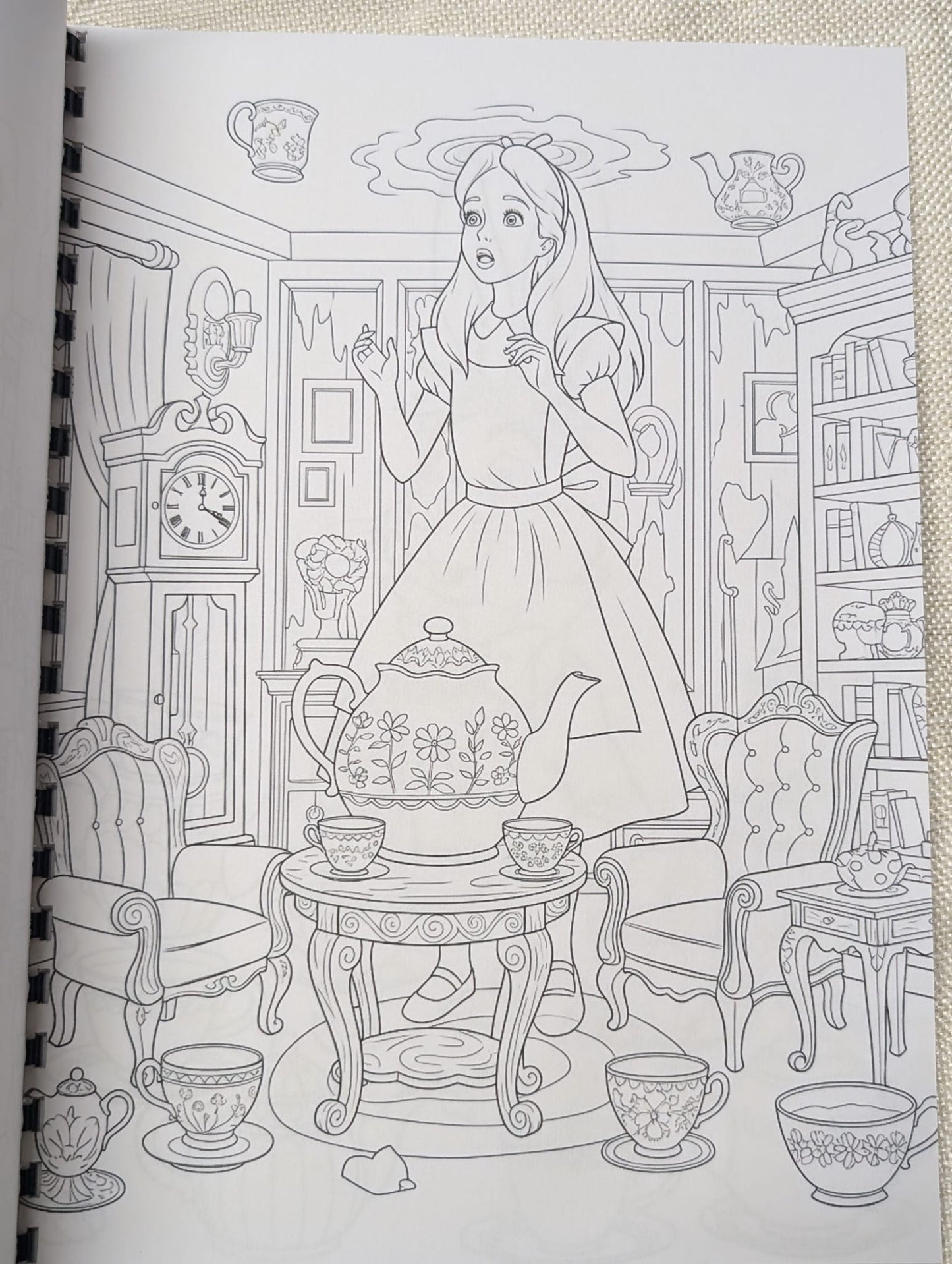 Alice in Wonderland Colouring Book