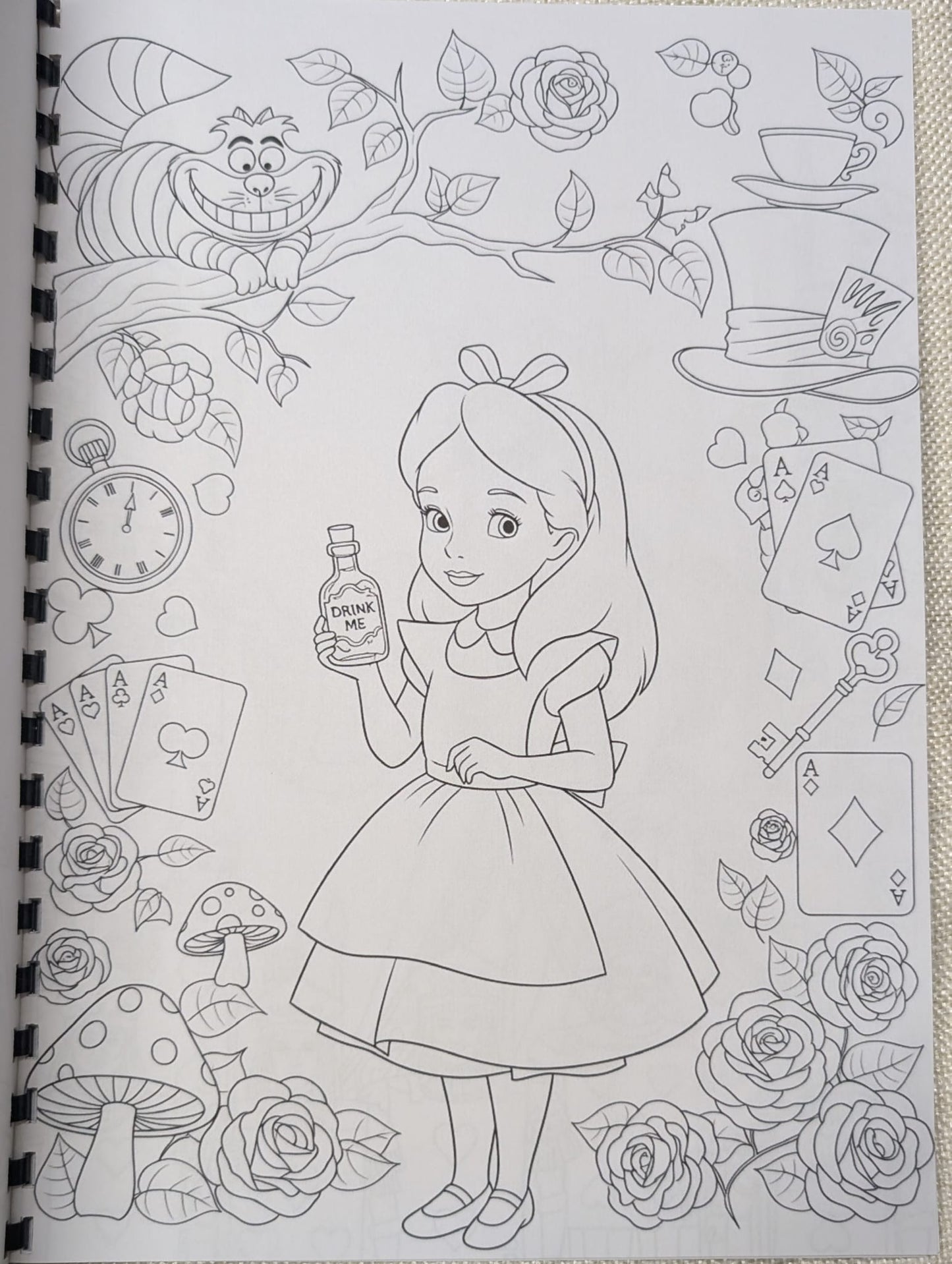 Alice in Wonderland Colouring Book