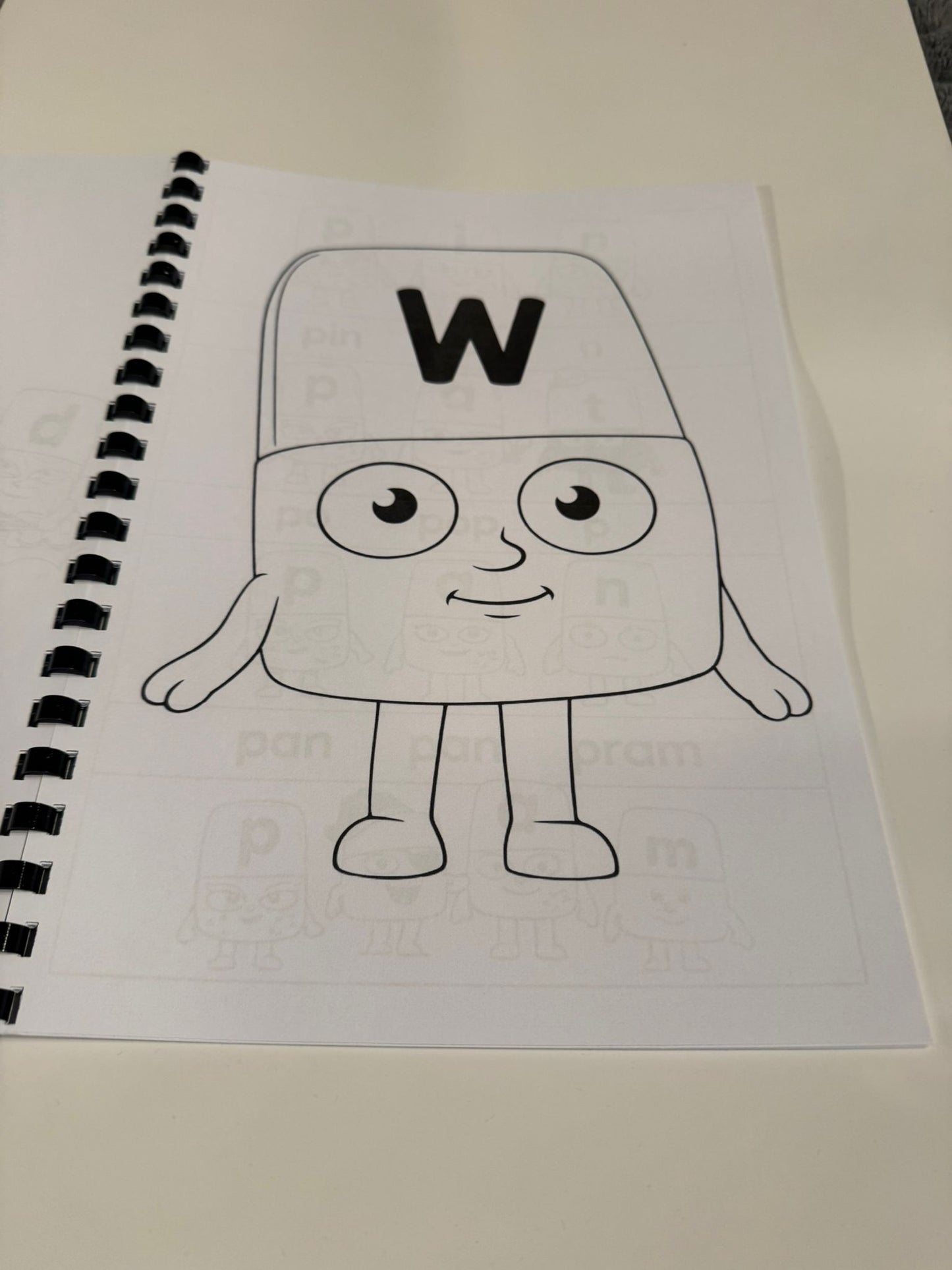 Alpha Blocks Colouring Book