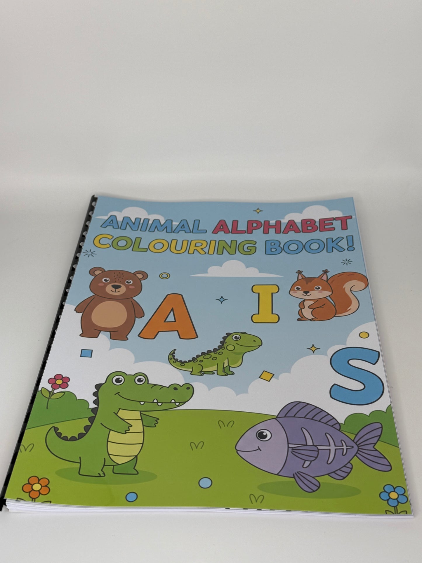 Animal Alphabet Colouring Book