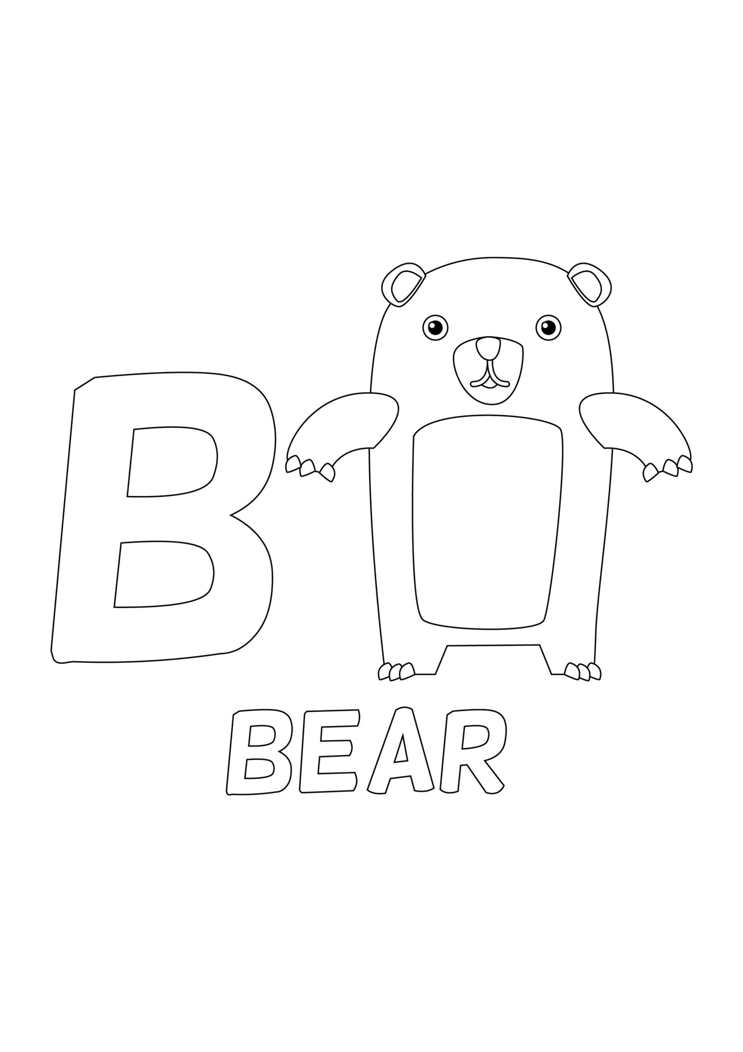 Animal Alphabet Colouring Book