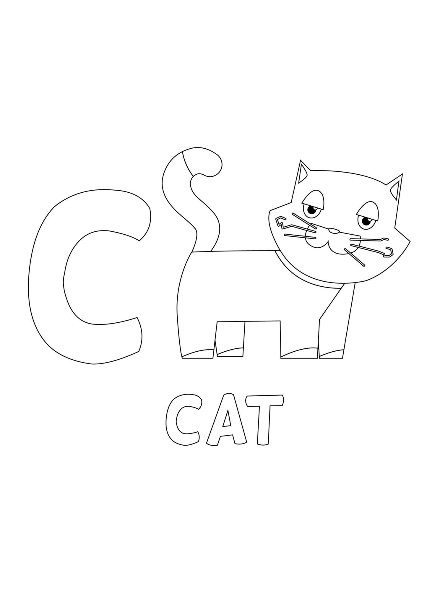 Animal Alphabet Colouring Book