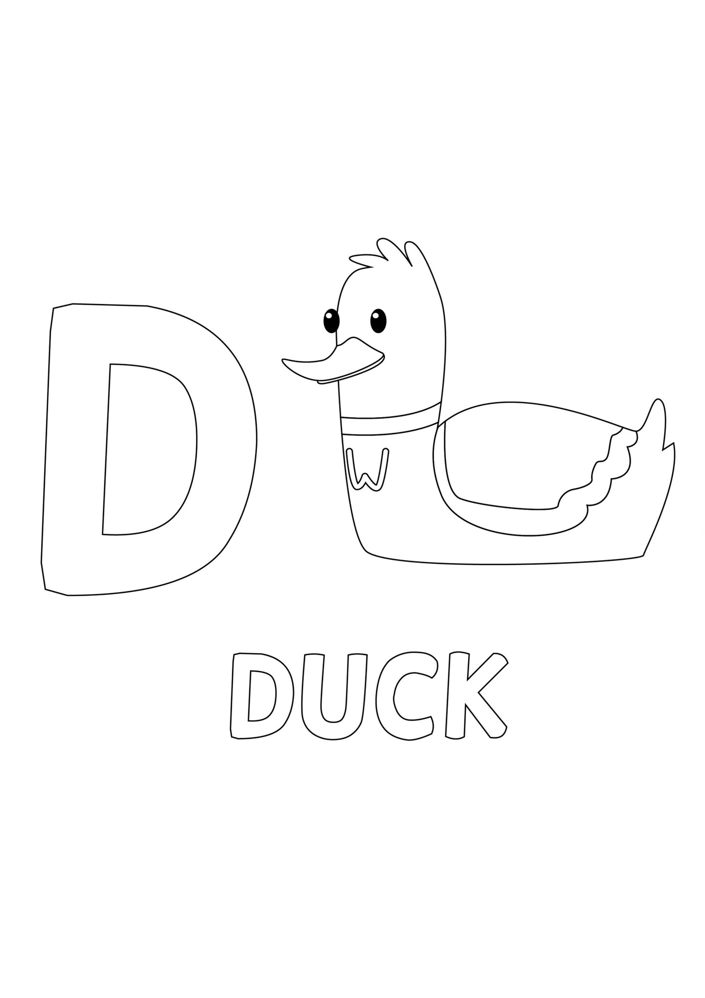 Animal Alphabet Colouring Book