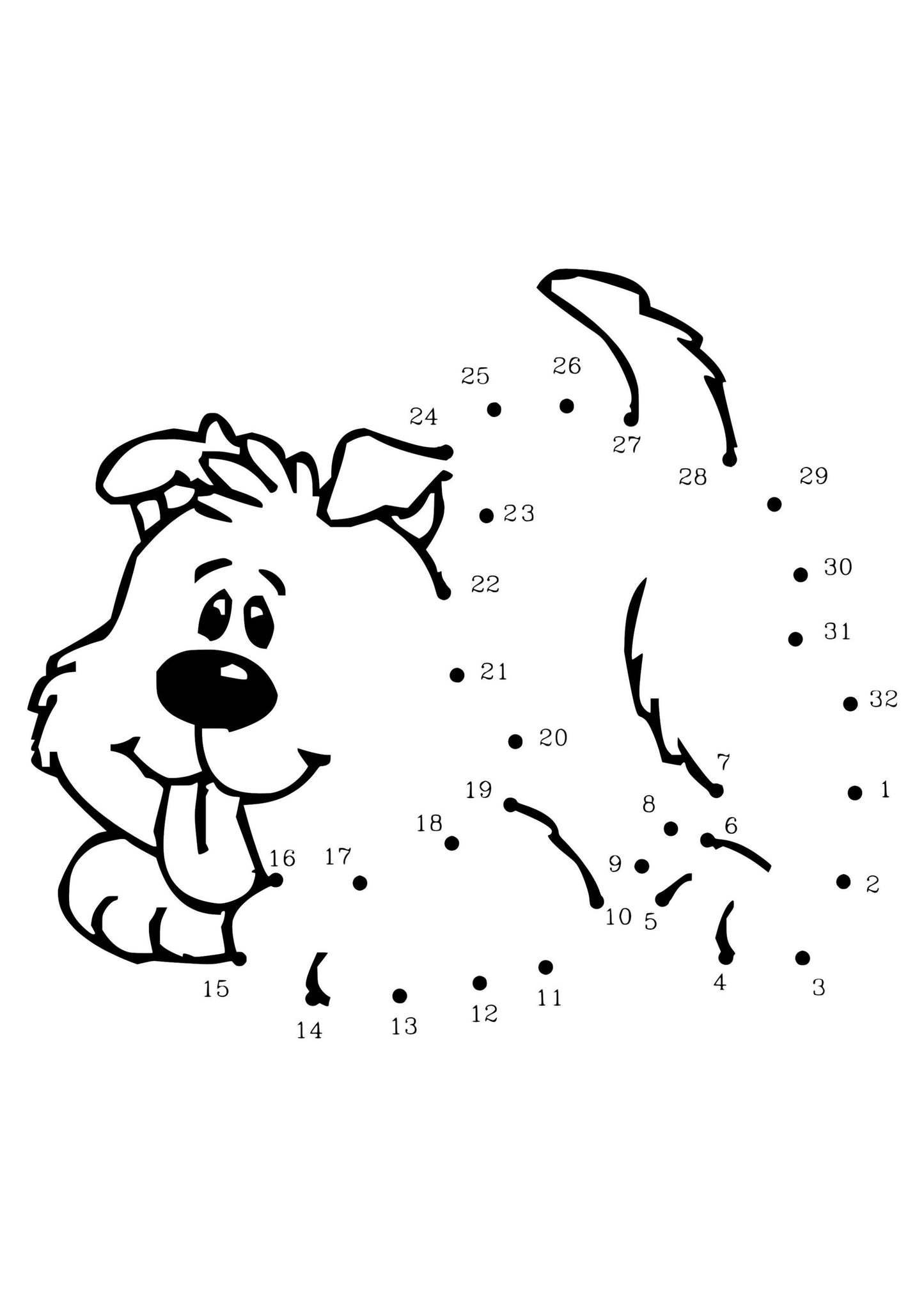 Animal Dot to Dot Colouring Book