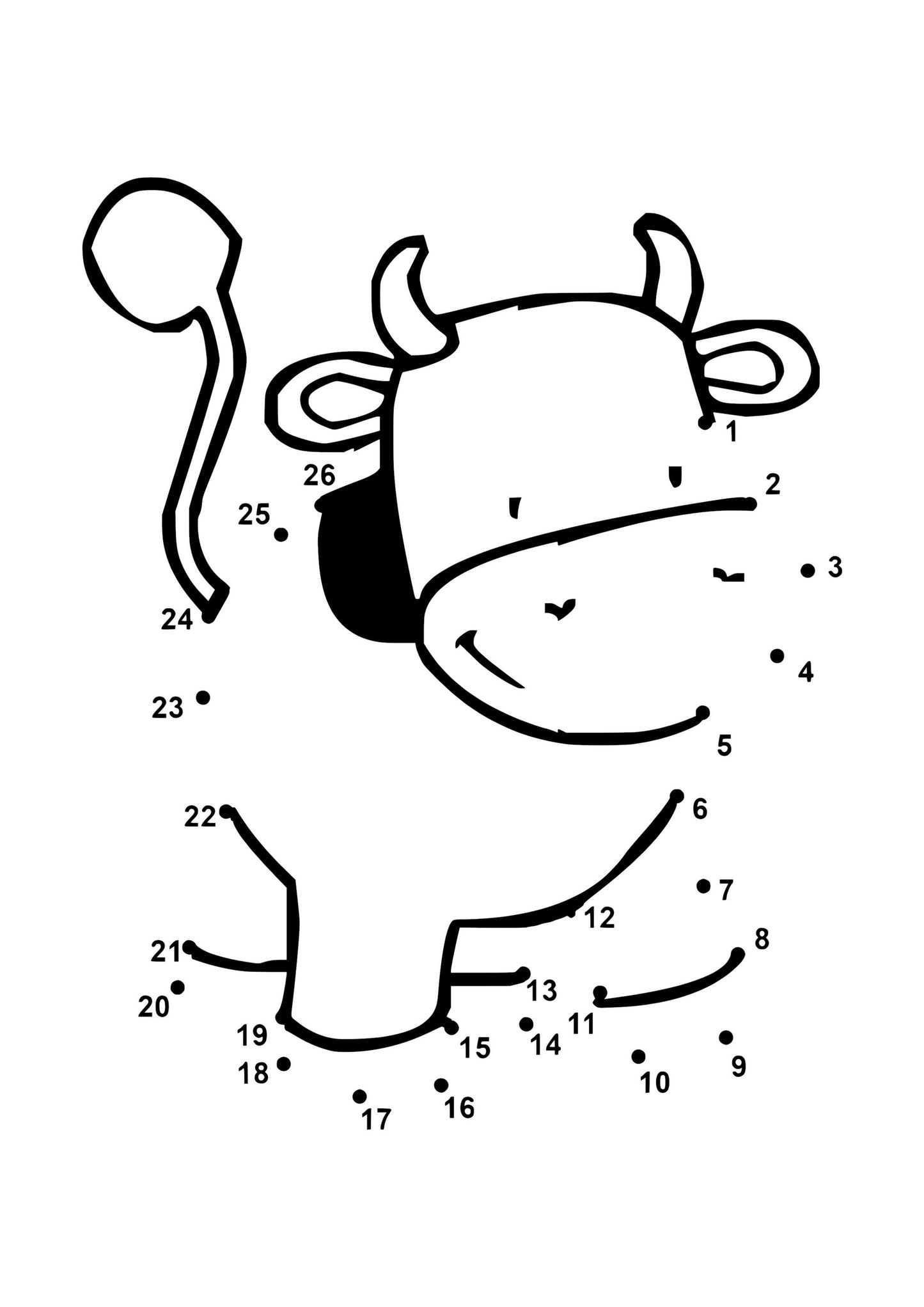 Animal Dot to Dot Colouring Book