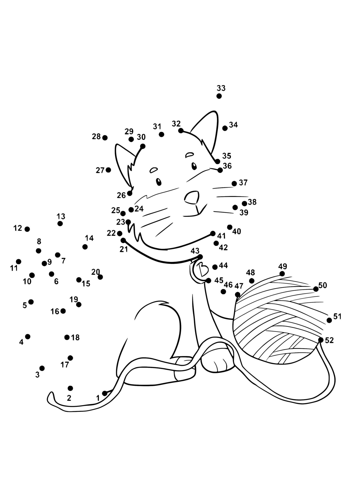 Animal Dot to Dot Colouring Book