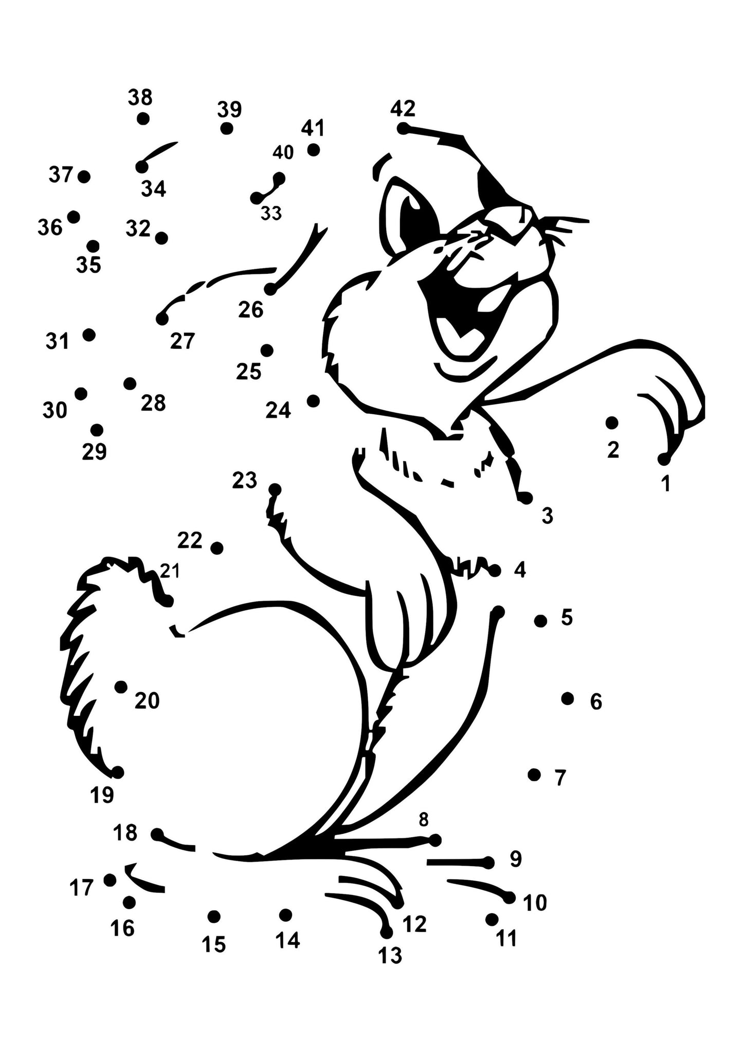 Animal Dot to Dot Colouring Book