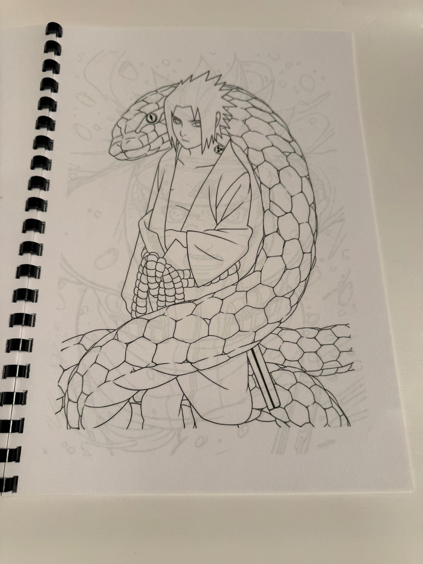 Anime Colouring Book