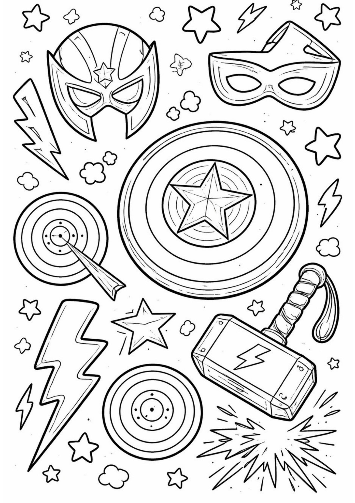 Avengers Colouring Book