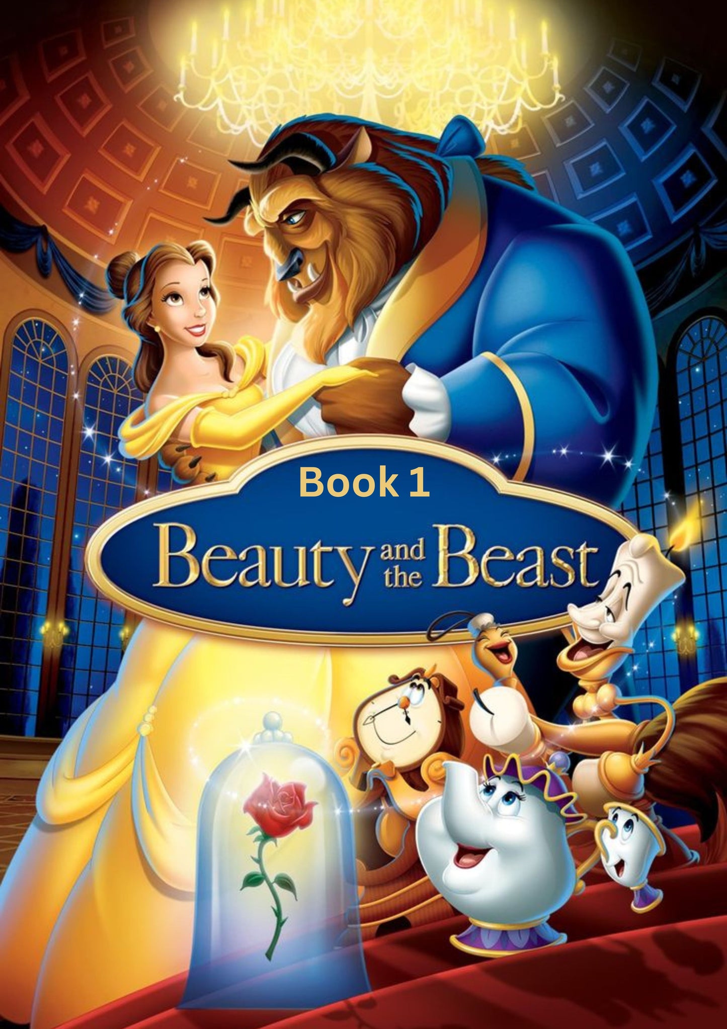 Beauty and the Beast (1) Colouring Book