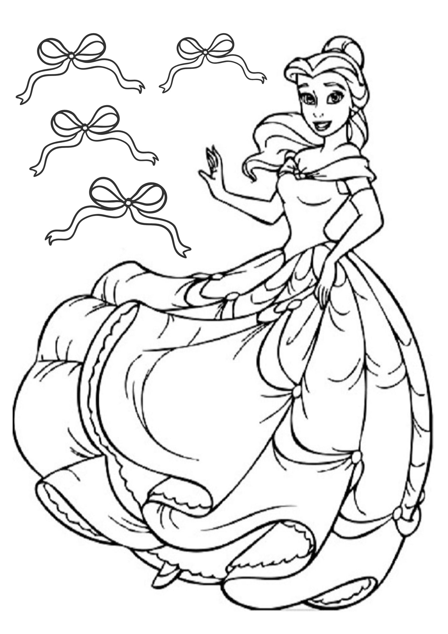 Beauty and the Beast (1) Colouring Book
