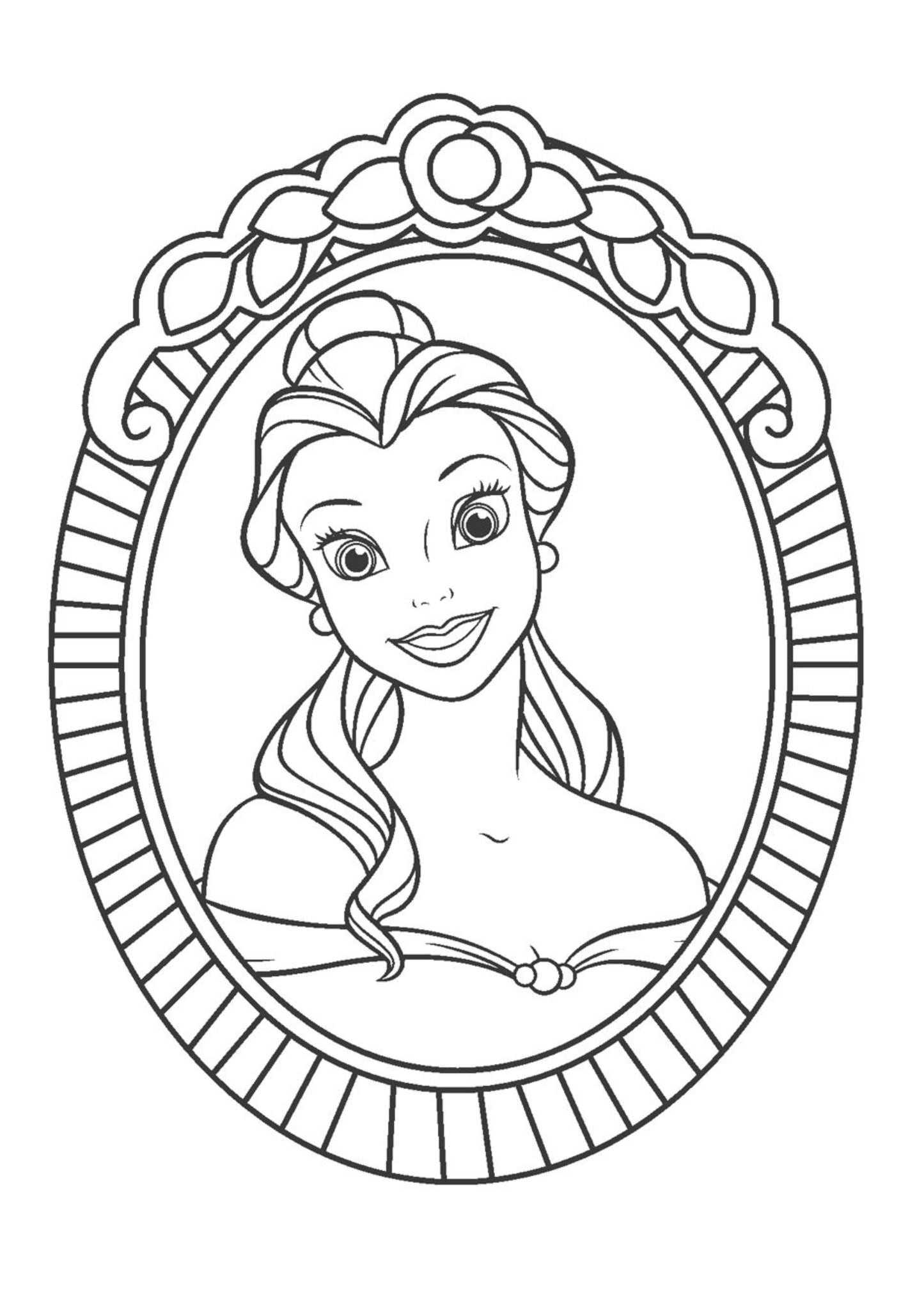 Beauty and the Beast (1) Colouring Book