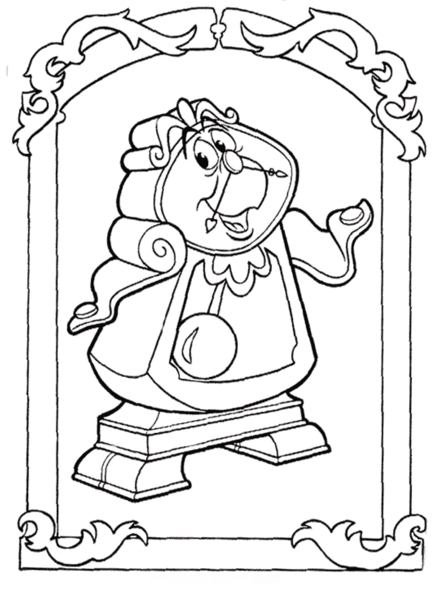 Beauty and the Beast (2) Colouring Book