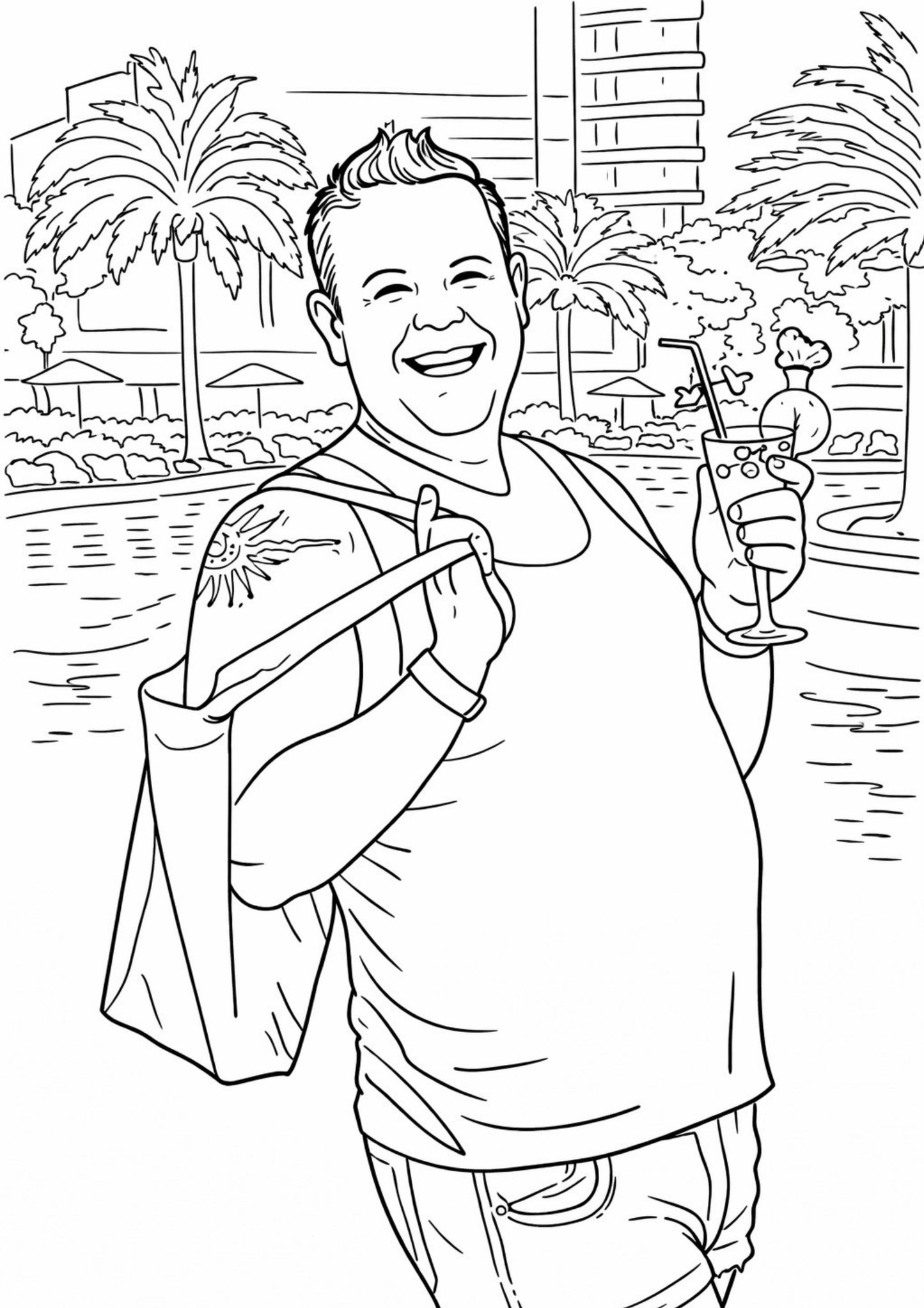 Benidorm Colouring Book