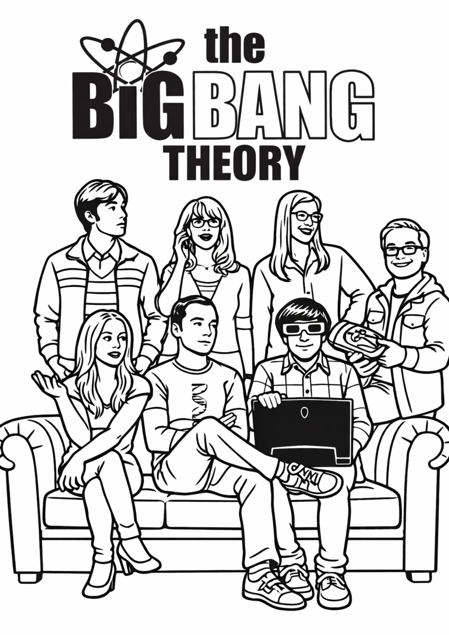 Big Bang Colouring Book