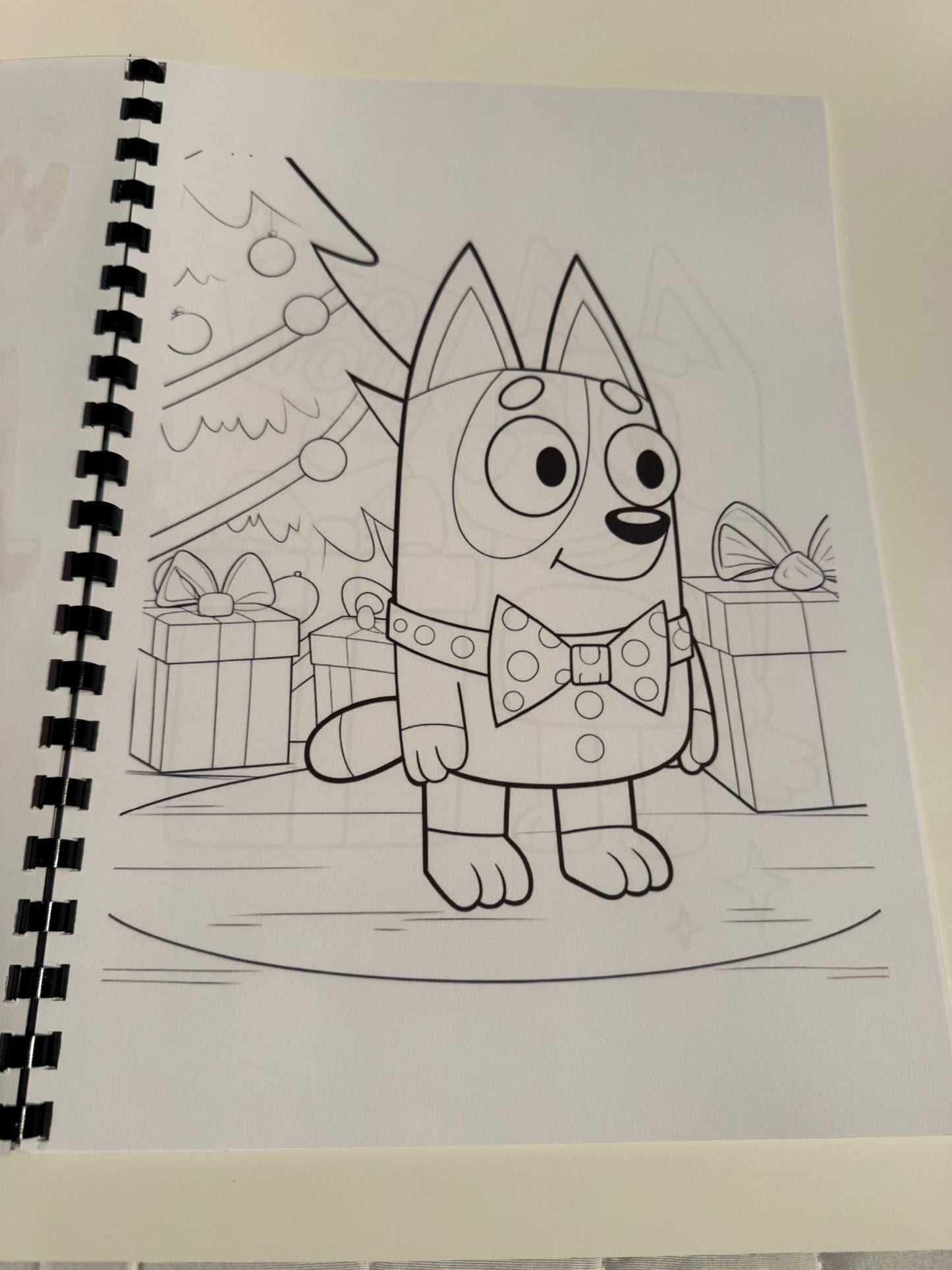 Bluey Christmas Colouring Book