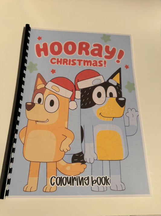 Bluey Christmas Colouring Book