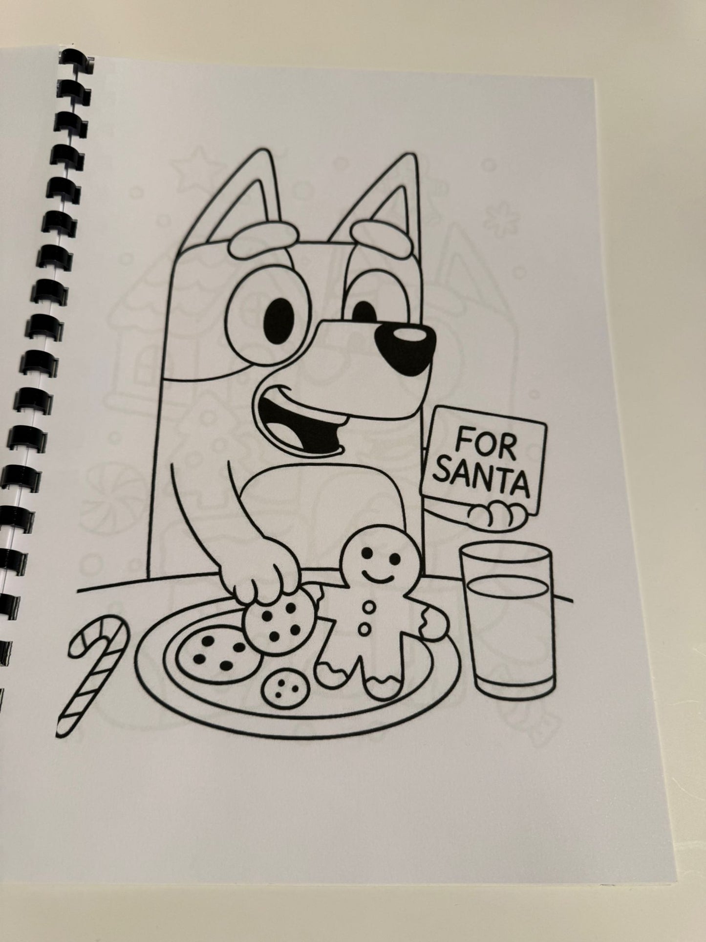 Bluey Christmas Colouring Book