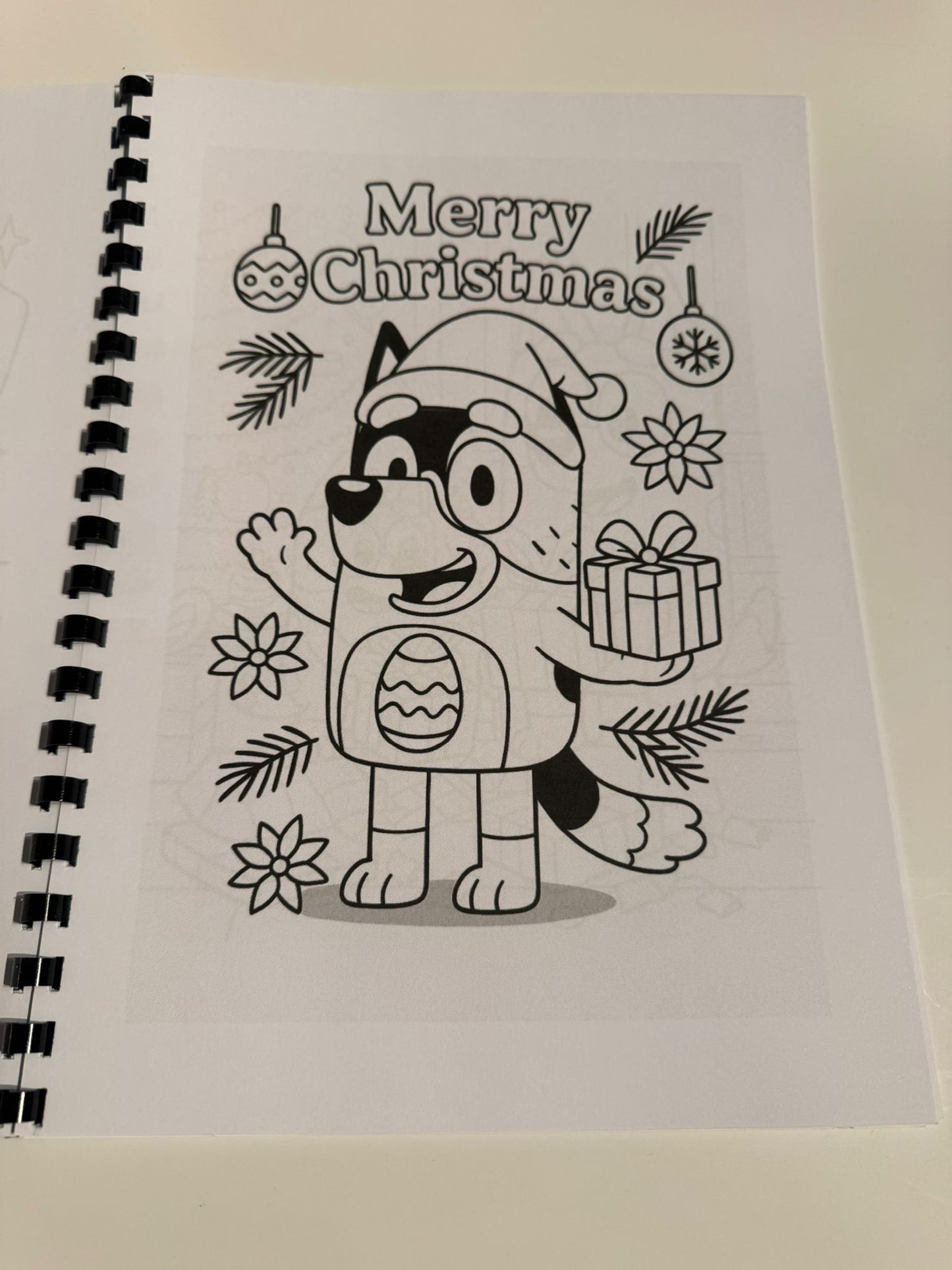 Bluey Christmas Colouring Book