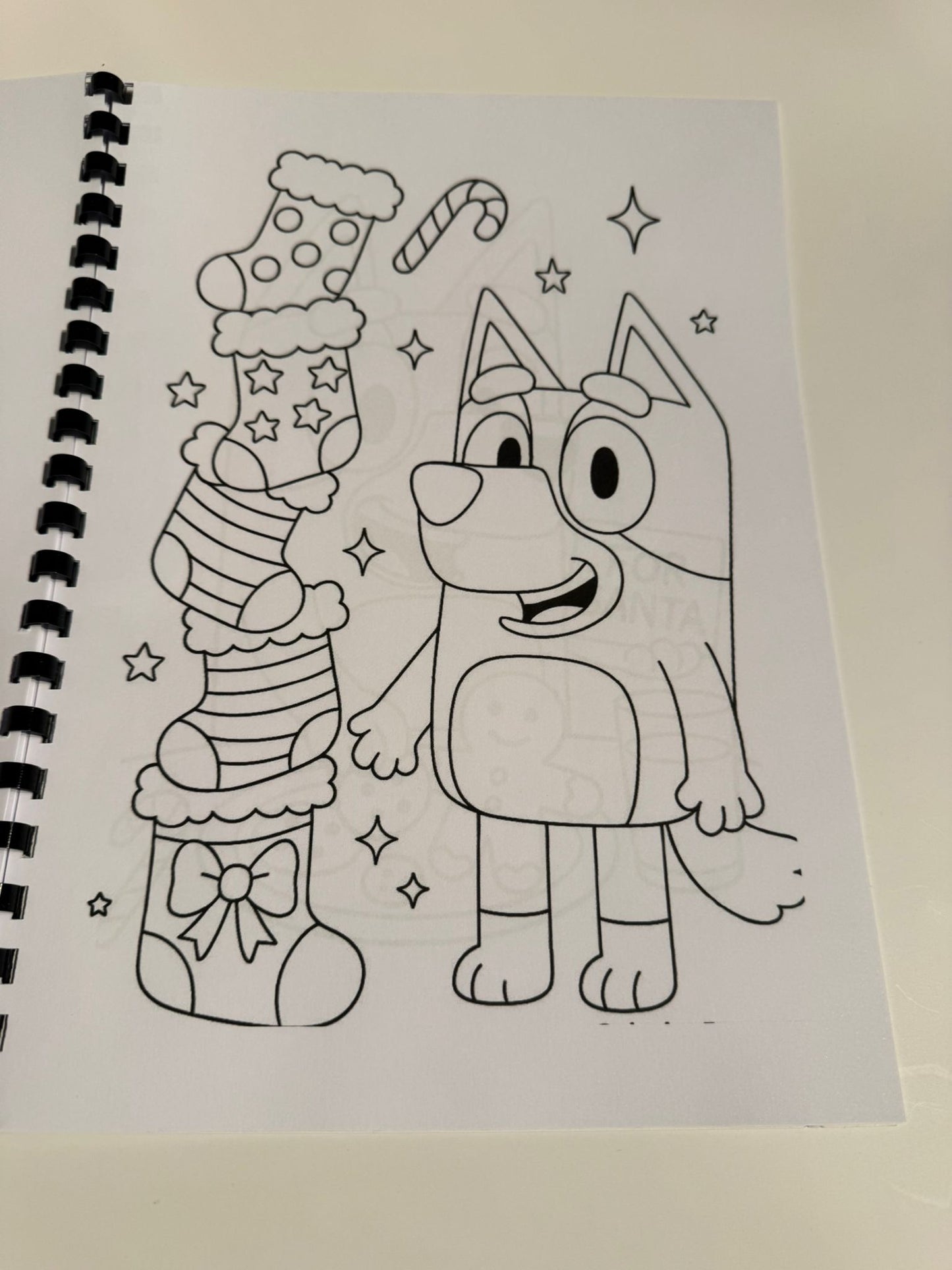 Bluey Christmas Colouring Book