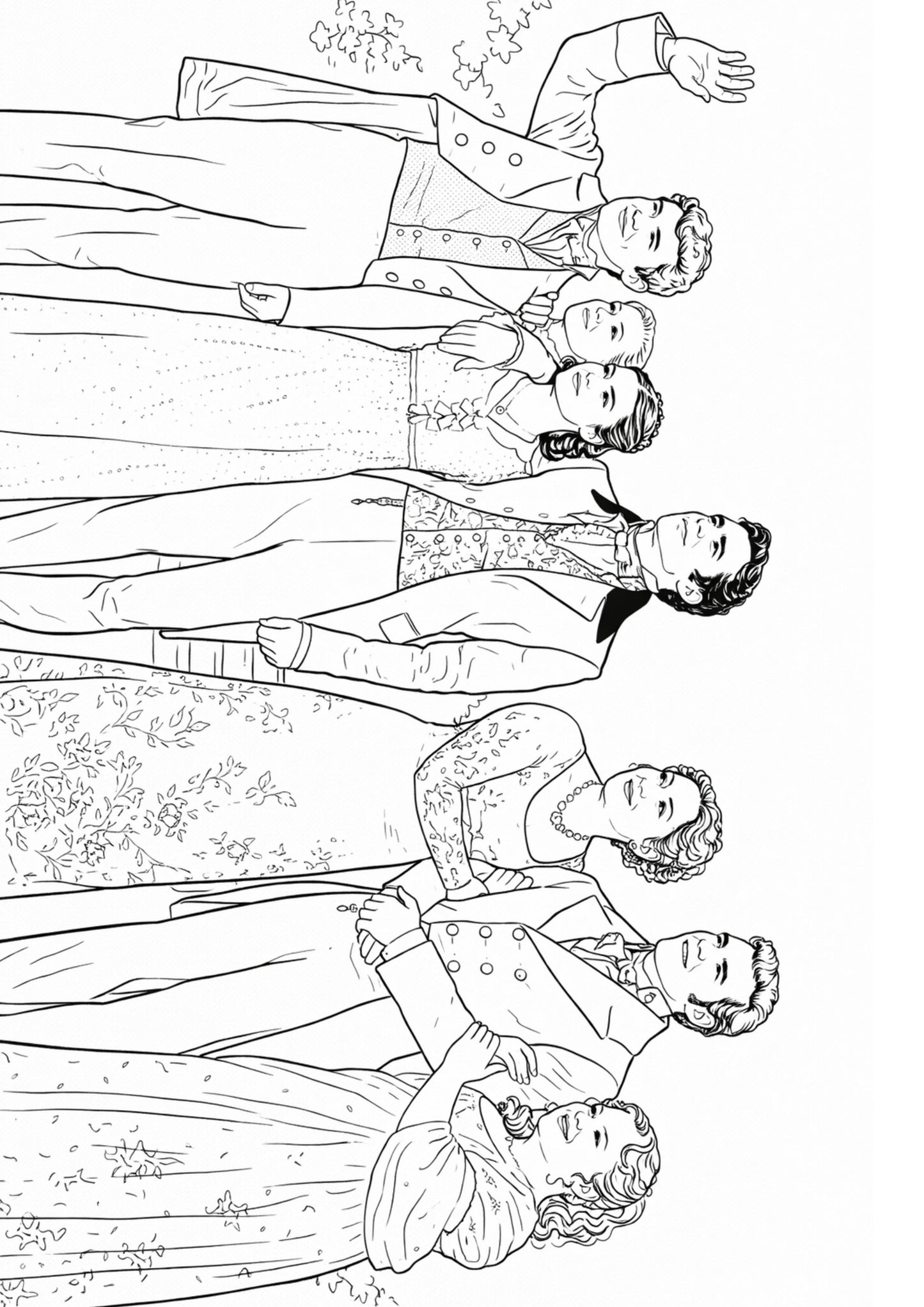 Bridgerton Colouring Book