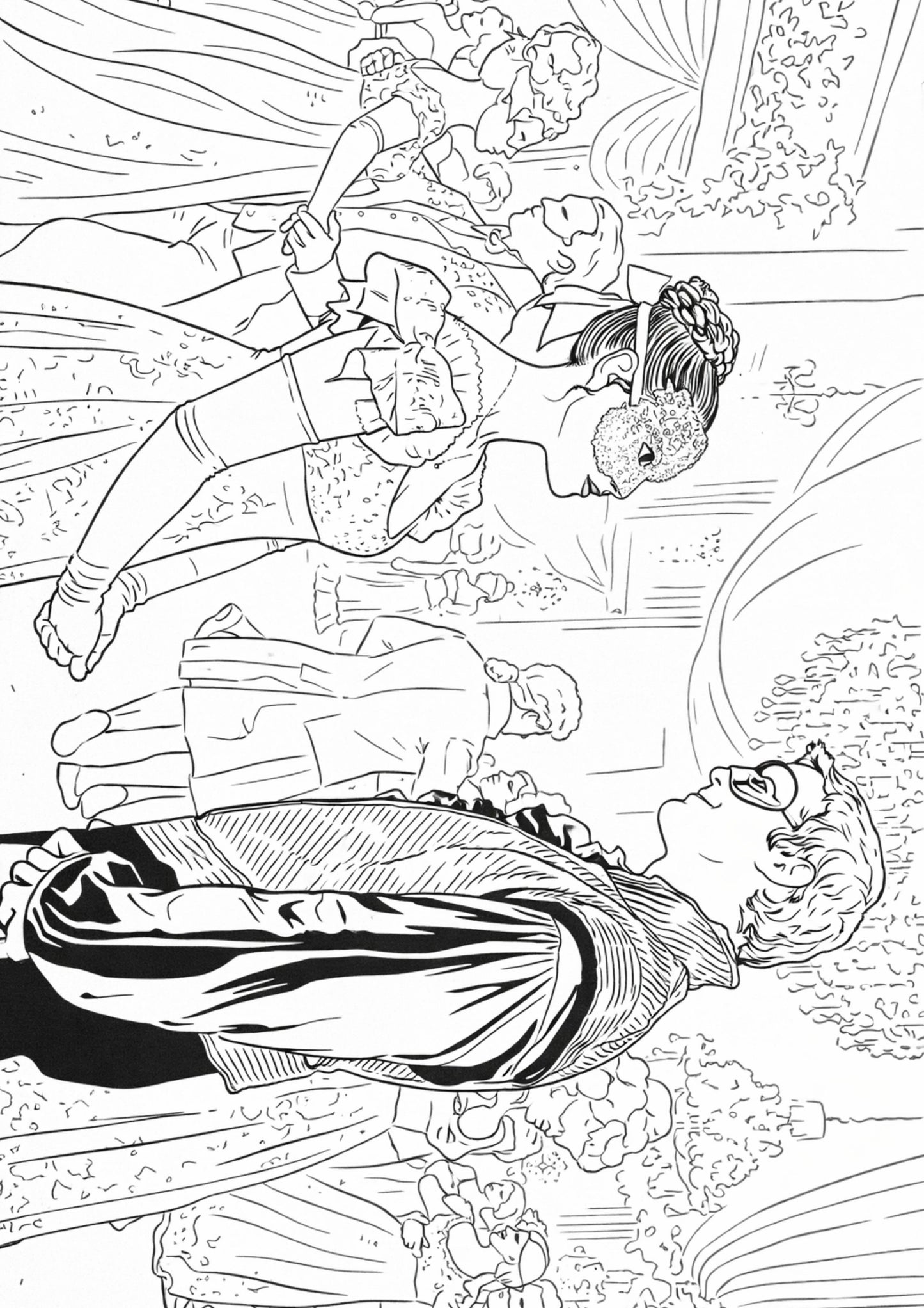 Bridgerton Colouring Book