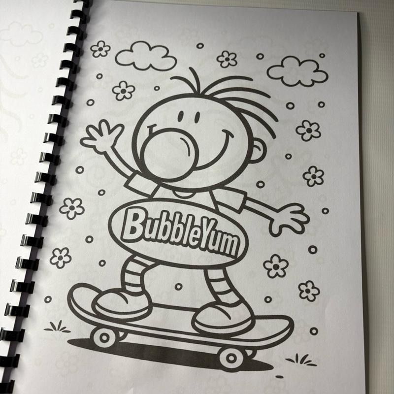 Bubble Gum Colouring Book