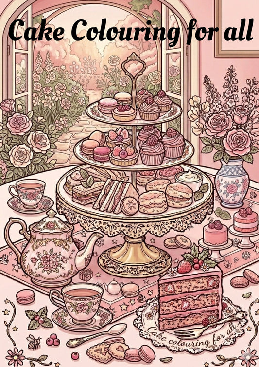 Cake Colouring Book