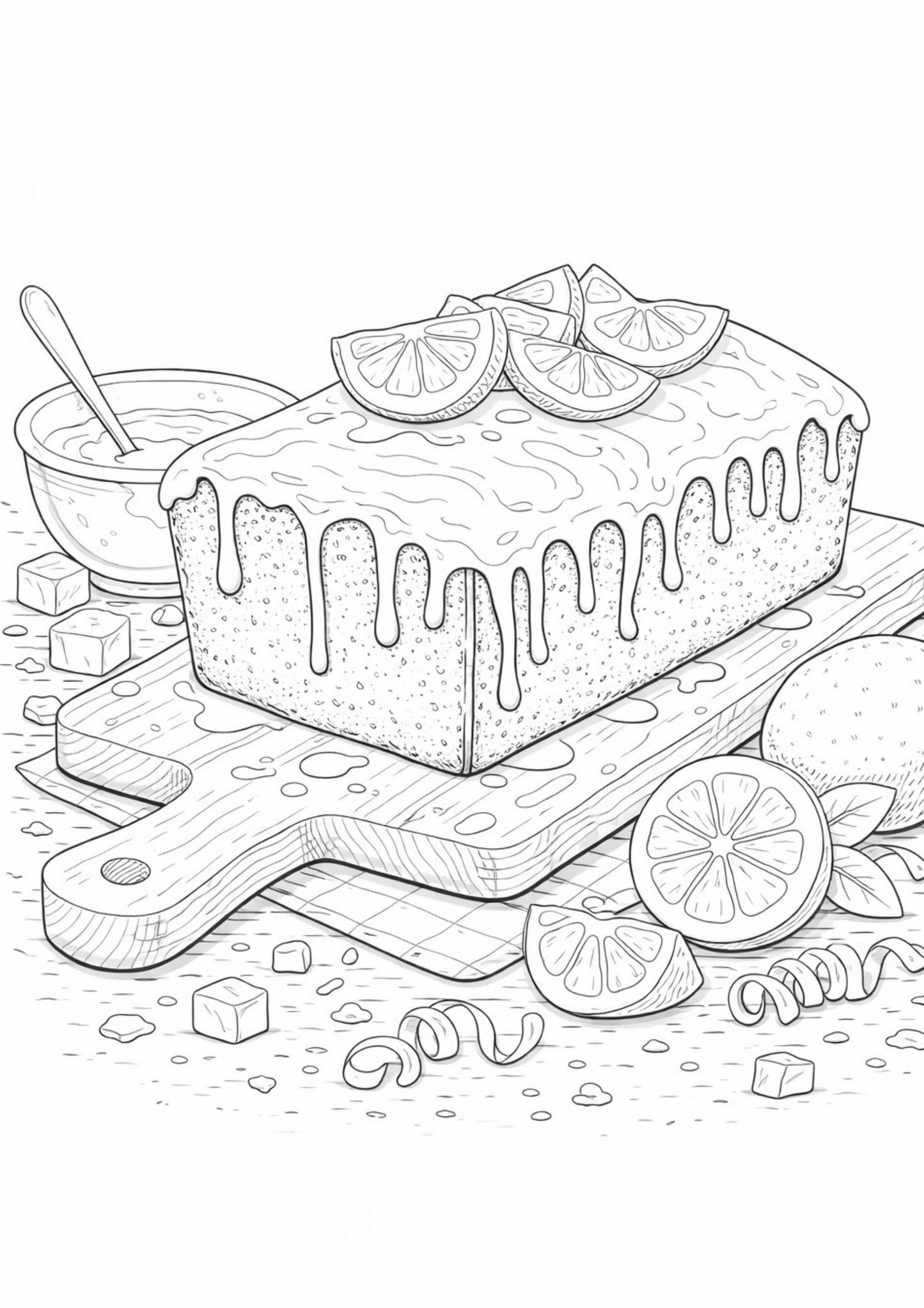 Cake Colouring Book