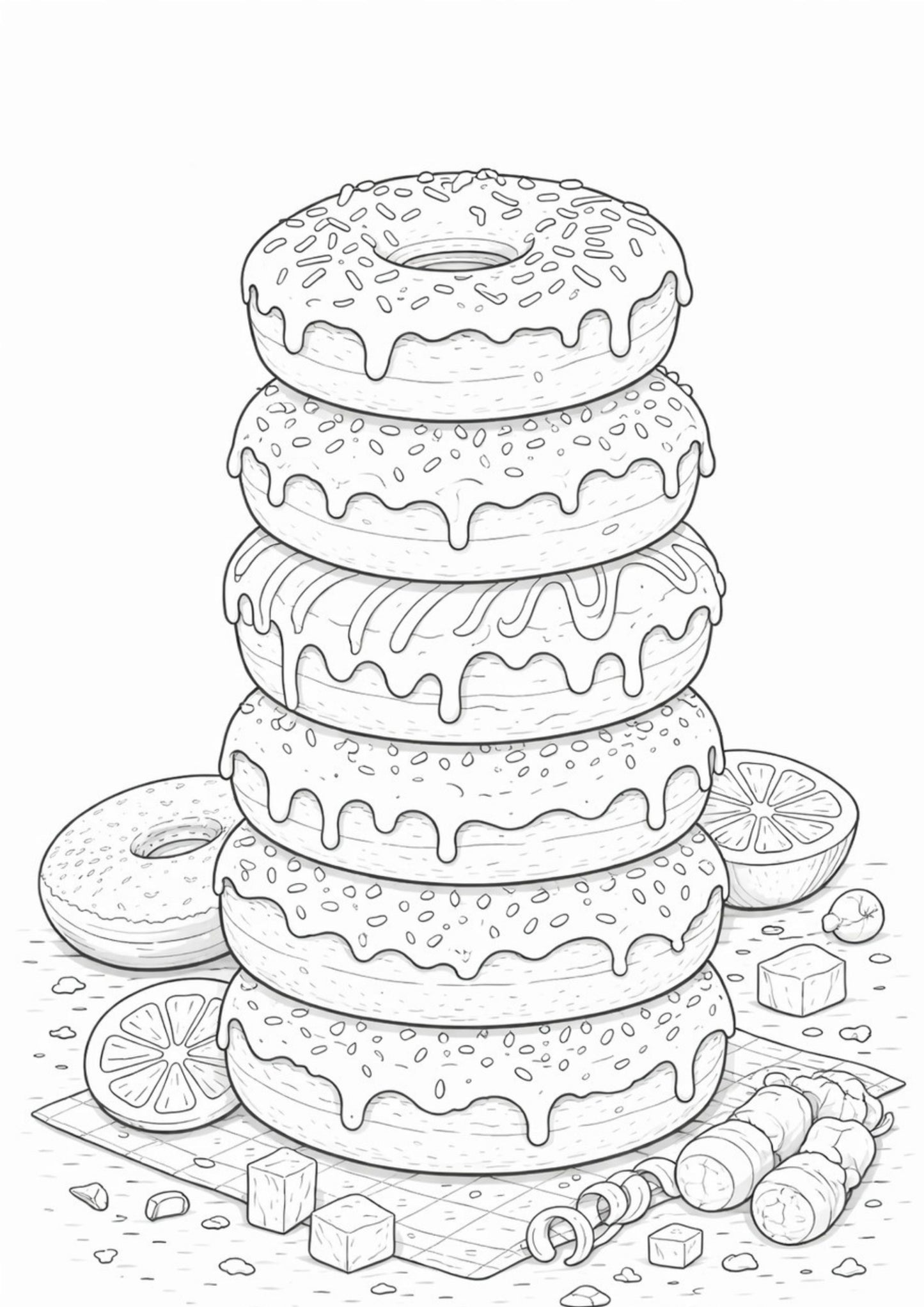 Cake Colouring Book