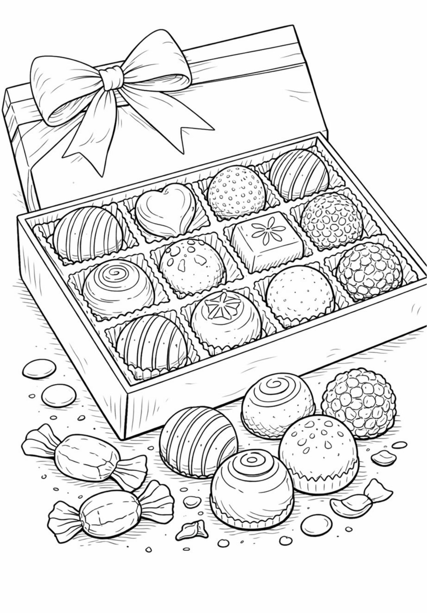 Chocolate Coluring Book