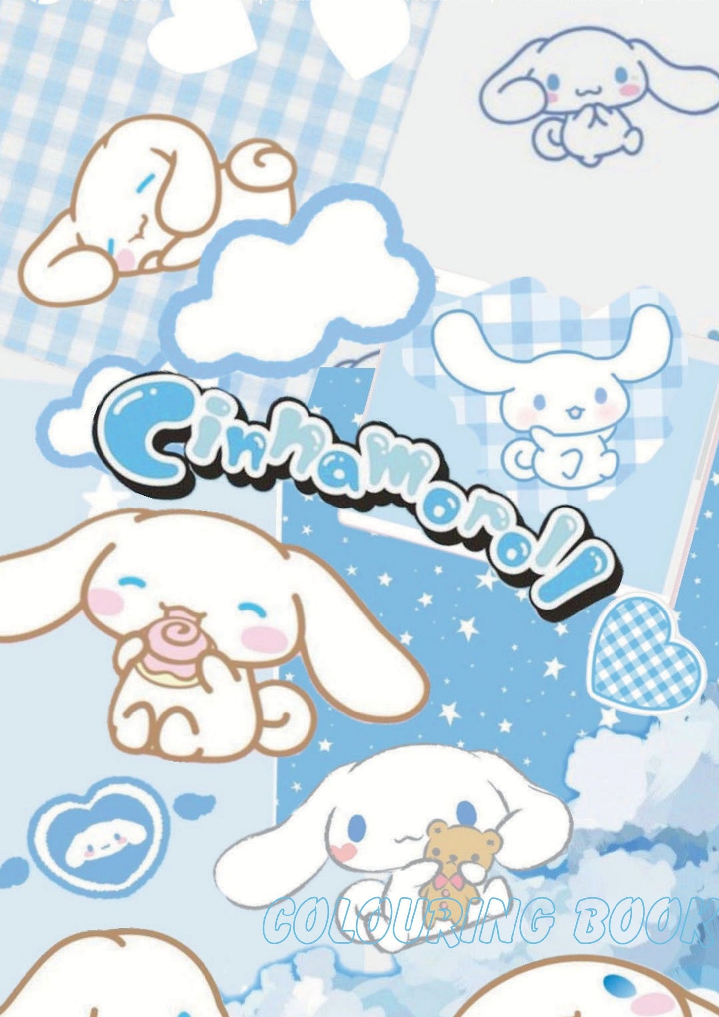 Cinnamoroll Colouring Book