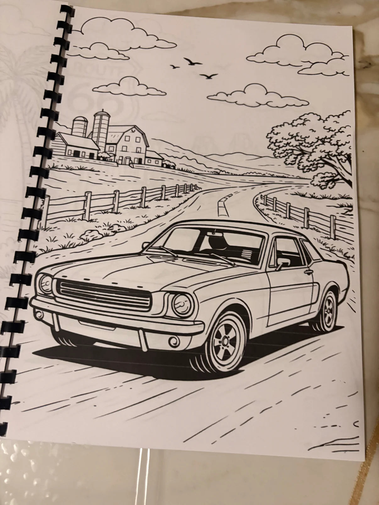 Classic Cars Colouring Book