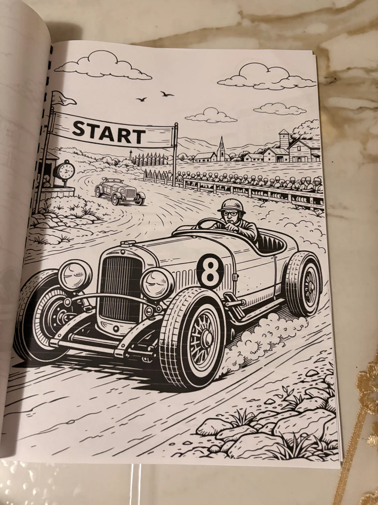 Classic Cars Colouring Book