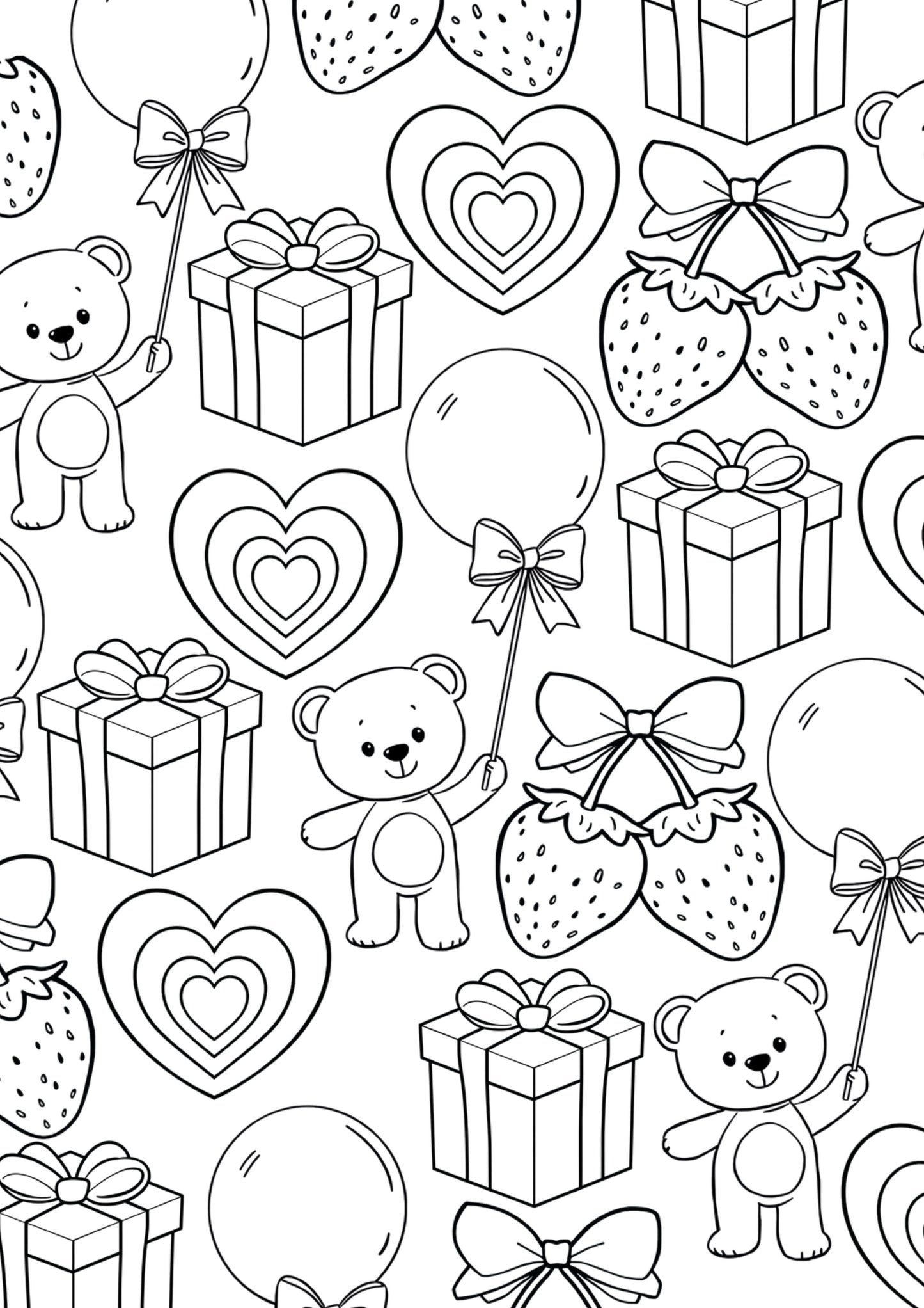 Coquette Bow Colouring Book
