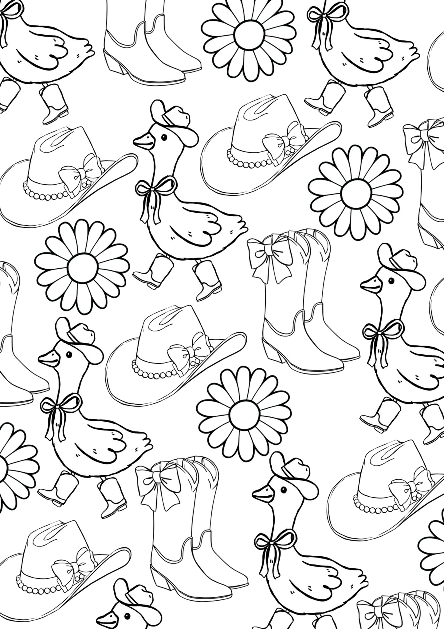 Coquette Bow Colouring Book