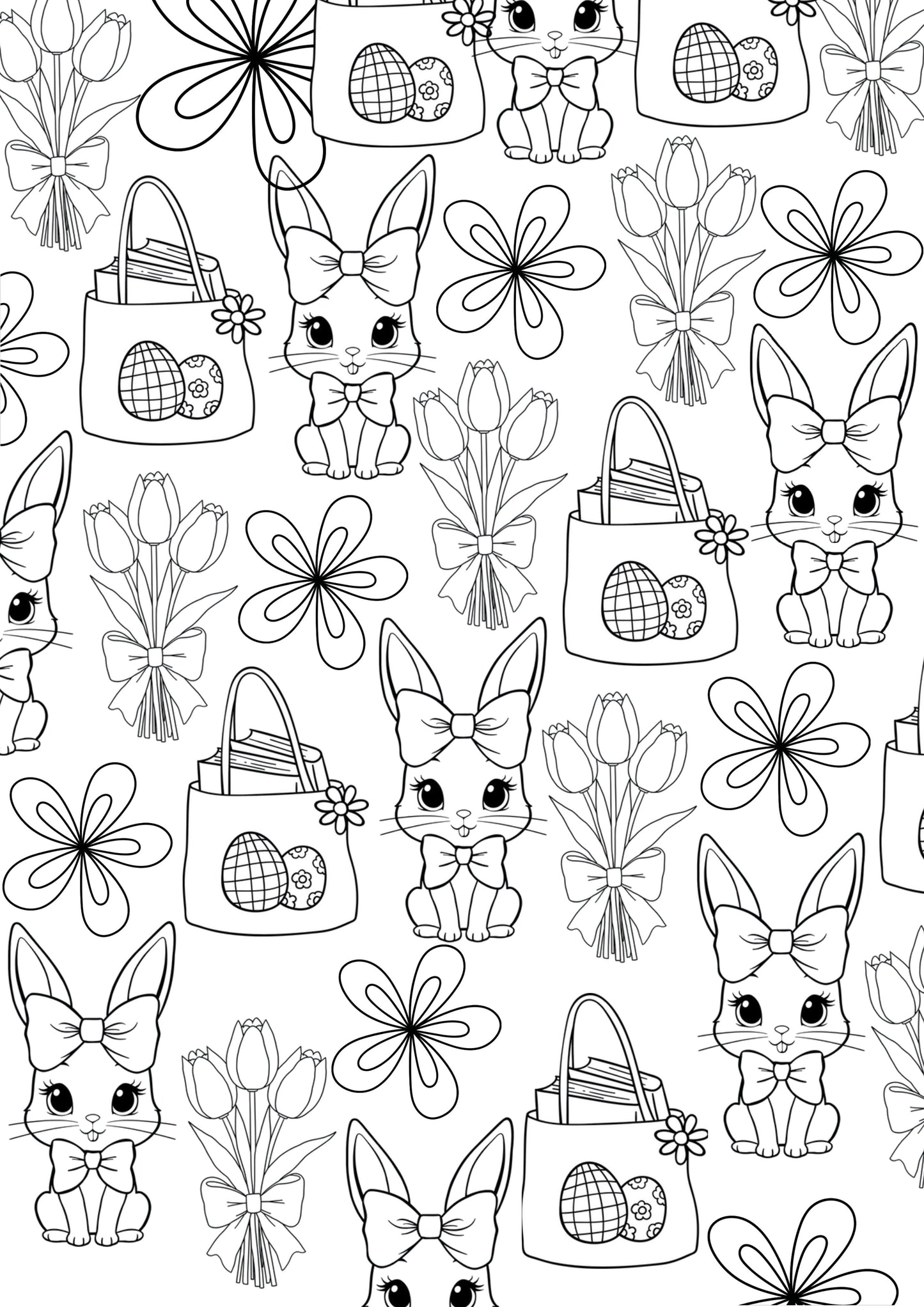 Coquette Bow Colouring Book