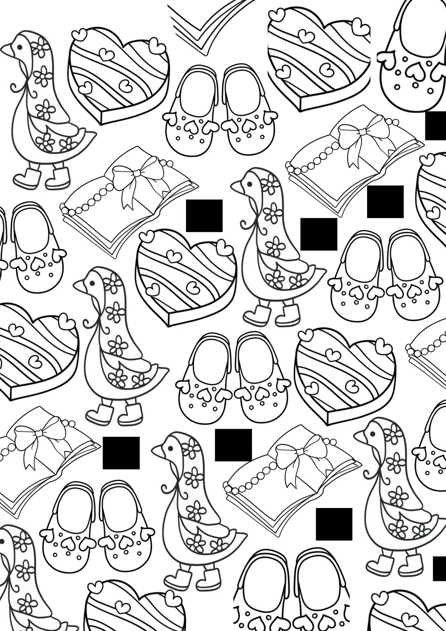 Coquette Bow Colouring Book