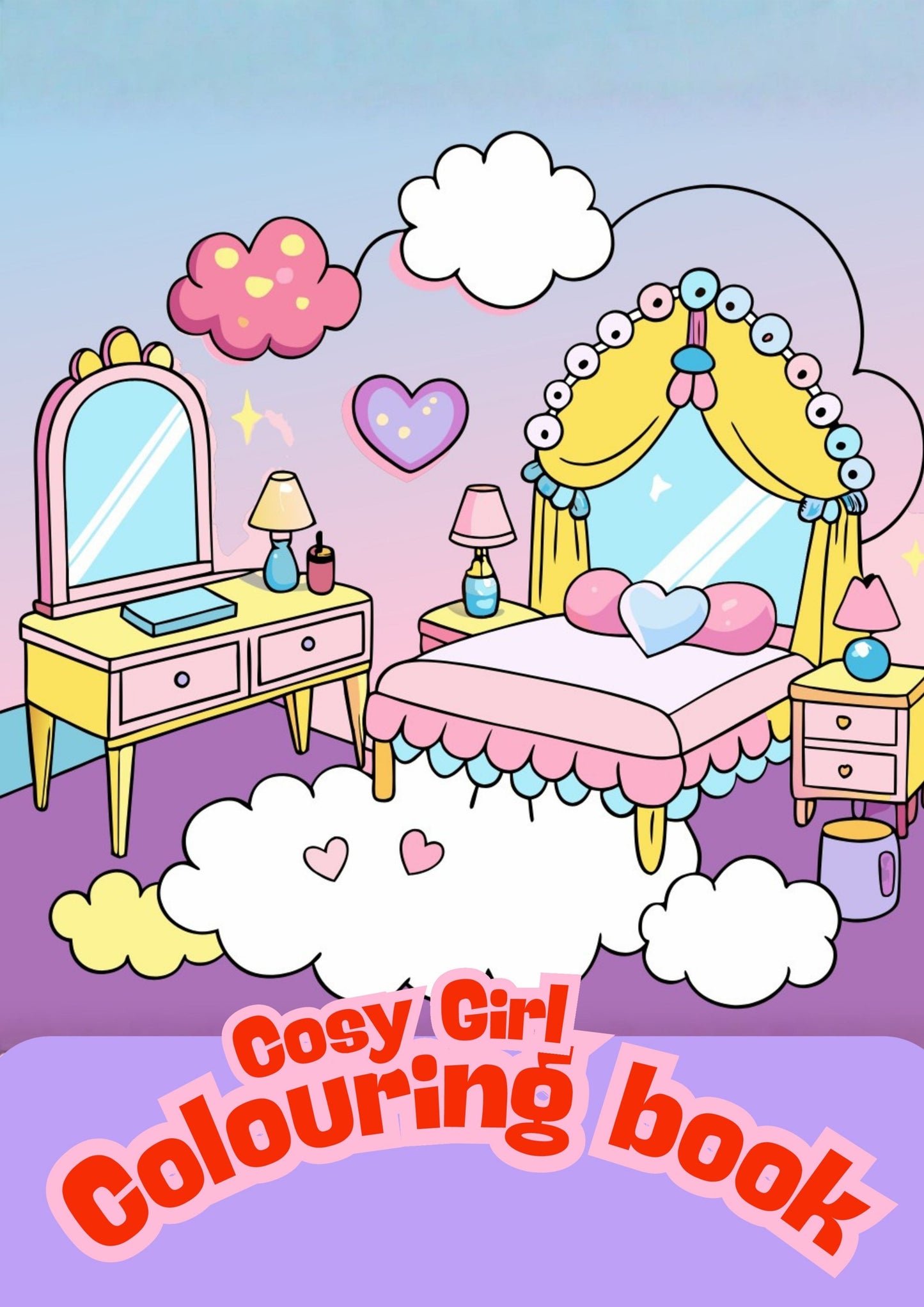 Cosy Girl Colouring Book