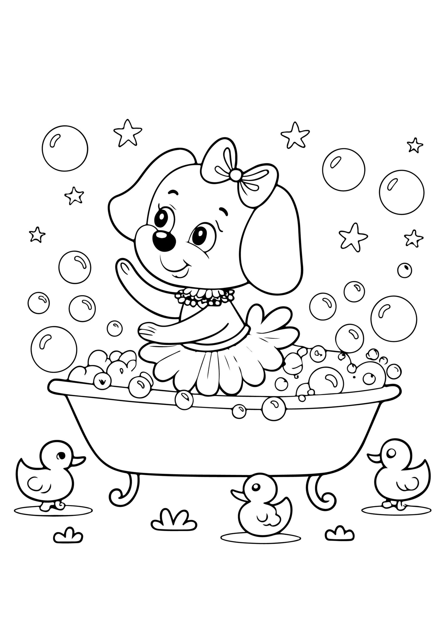 Cosy Girl Colouring Book