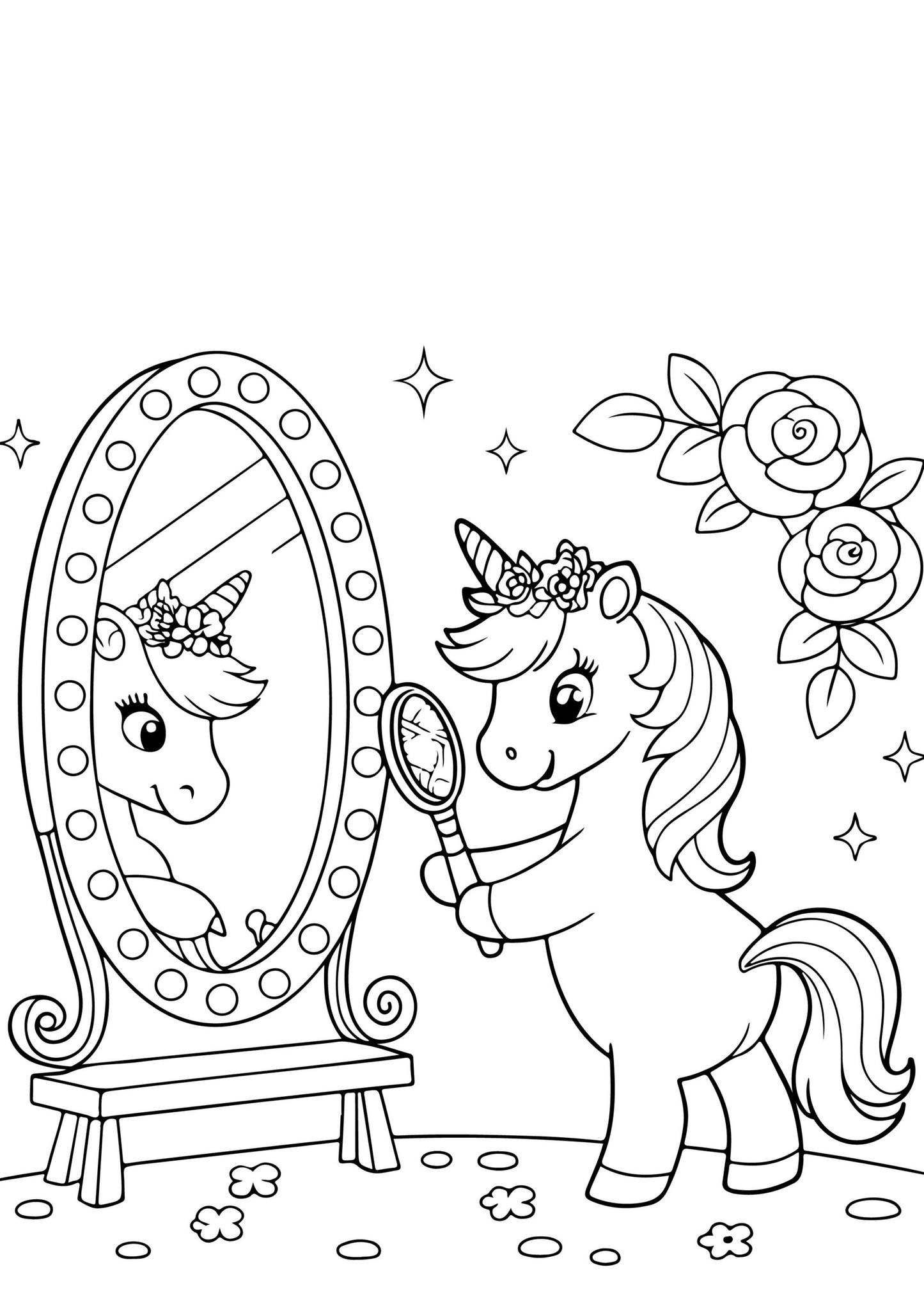Cosy Girl Colouring Book