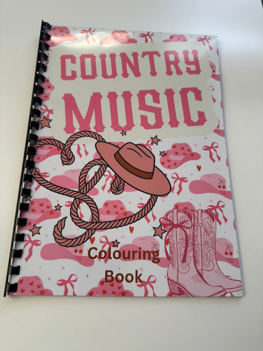 Country Music Colouring Book