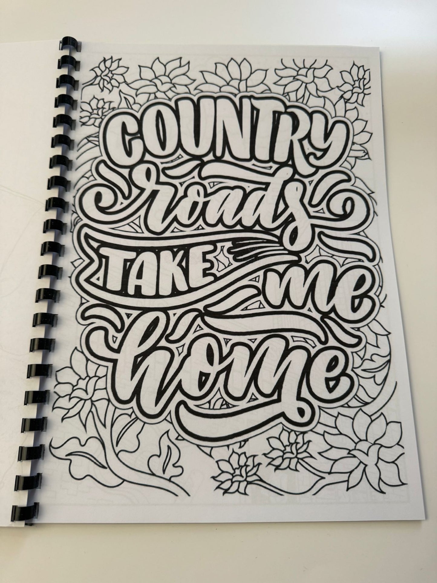 Country Music Colouring Book