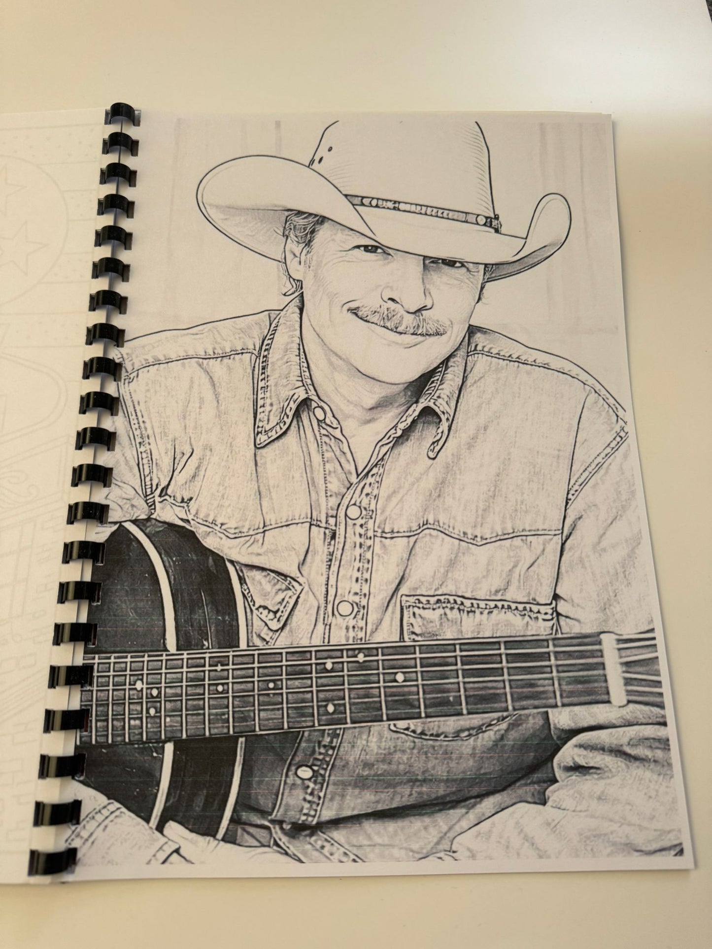 Country Music Colouring Book
