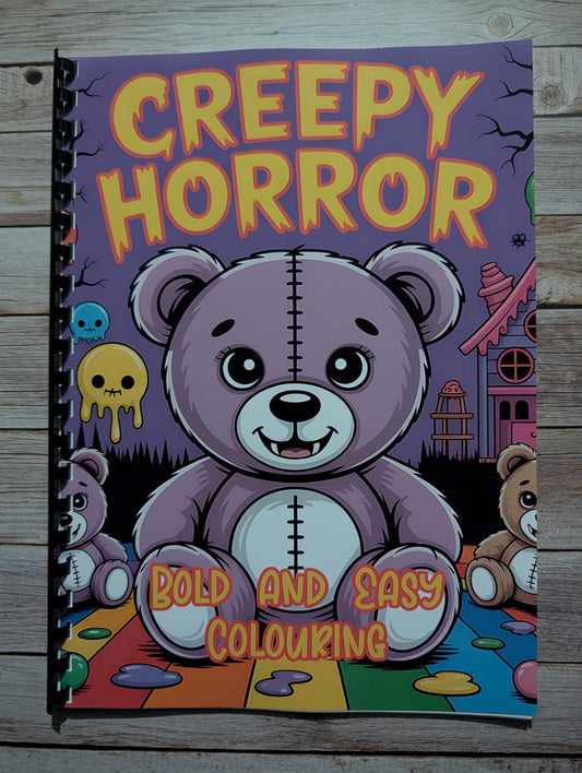 Horror Bold and Cosy Colouring Book