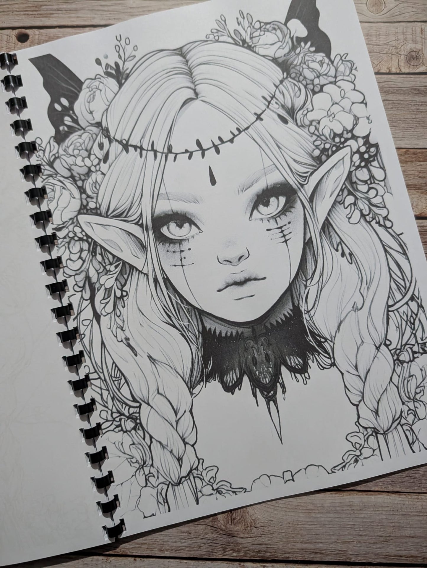 Dark Fairy Colouring Book